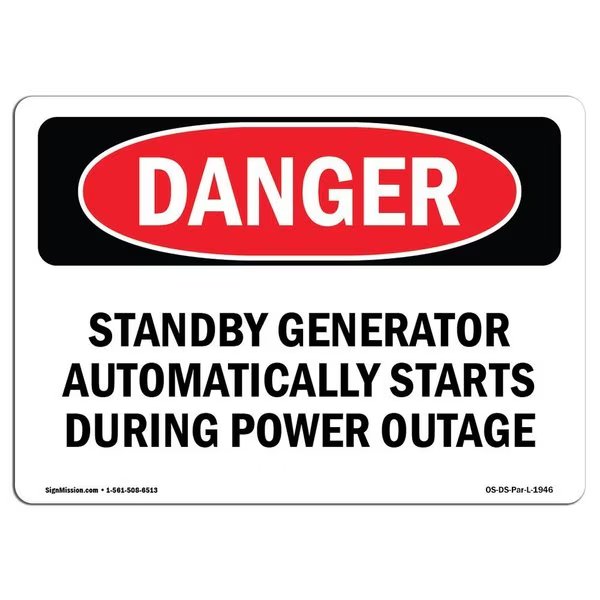 OSHA Danger Sign, 3.5
